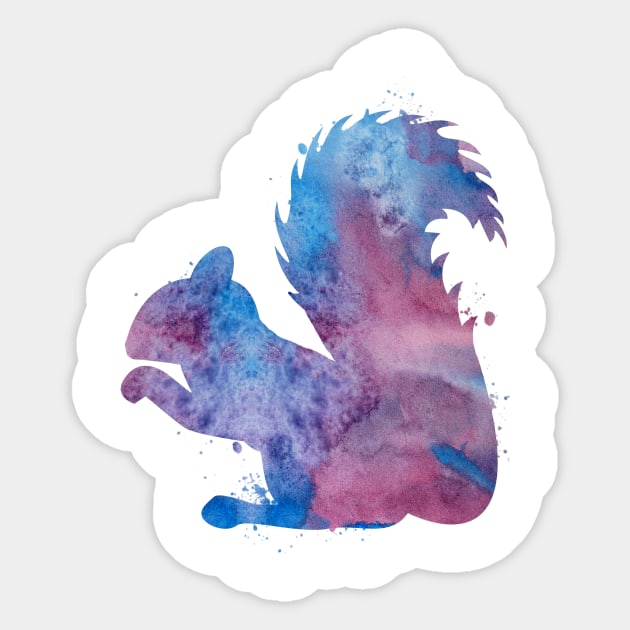 Squirrel Sticker by TheJollyMarten